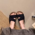 Unique Designer Round-Toe Open-Toe Flat Sandals for Women - Image 2