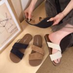 Unique Designer Round-Toe Open-Toe Flat Sandals for Women - Image 5
