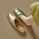 New Chinese Style Closed-Toe Half-Slip Slippers for Women, Summer - Image 5