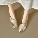 New Chinese Style Closed-Toe Half-Slip Slippers for Women, Summer - Image 2