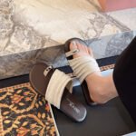 Simple metal buckle slip-on toe sandals for women, 2026 summer new arrival, fairy-style fashionable beach sandals. - Image 2