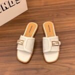 New Trendy Fashion Soft-Soled Sandals Fairy Style Low-Heel Slide Sandals - Image 7