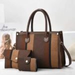 New Contrast Canvas All-match Fashion Women's Bag High-end Sense Cross-border Large Capacity Shoulder Bag Crossbody Handbag - Image 7