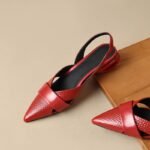 Silver-Colored Closed-Toe Sandals for Women, 2026 New Model, Patent Leather Hollow-Out High Heels, Summer High-Heeled Sandals to Wear with Skirts - Image 8