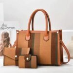 New Contrast Canvas All-match Fashion Women's Bag High-end Sense Cross-border Large Capacity Shoulder Bag Crossbody Handbag - Image 5