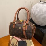 Early Autumn New Printed Boston Portable Elegant Women's Shoulder Crossbody Bag - Image 3