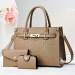 New Crocodile Pattern Single Shoulder Large Bag Fashionable Crossbody Bag Handbag High-End Women's Ba - Image 2