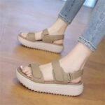 36 size new style outdoor simple casual one-strap beach sandals for women
