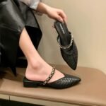 36 size outdoor wear fashionable lazy mule sandals - Image 2