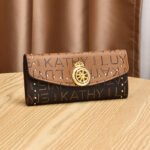 Manufacturer's 2026 New Women's Wallet Multifunctional Retro Coin Purse Long Letter Mobile Phone Bag Women's Dropshipping