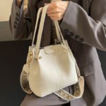 Cross-Border Women's High-End Versatile Bucket Bag 2026 New Model Wide Strap Shoulder Crossbody Bag Women's Handbag - Image 6