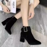 37 SIZE Korean autumn and winter new pointed BOOT