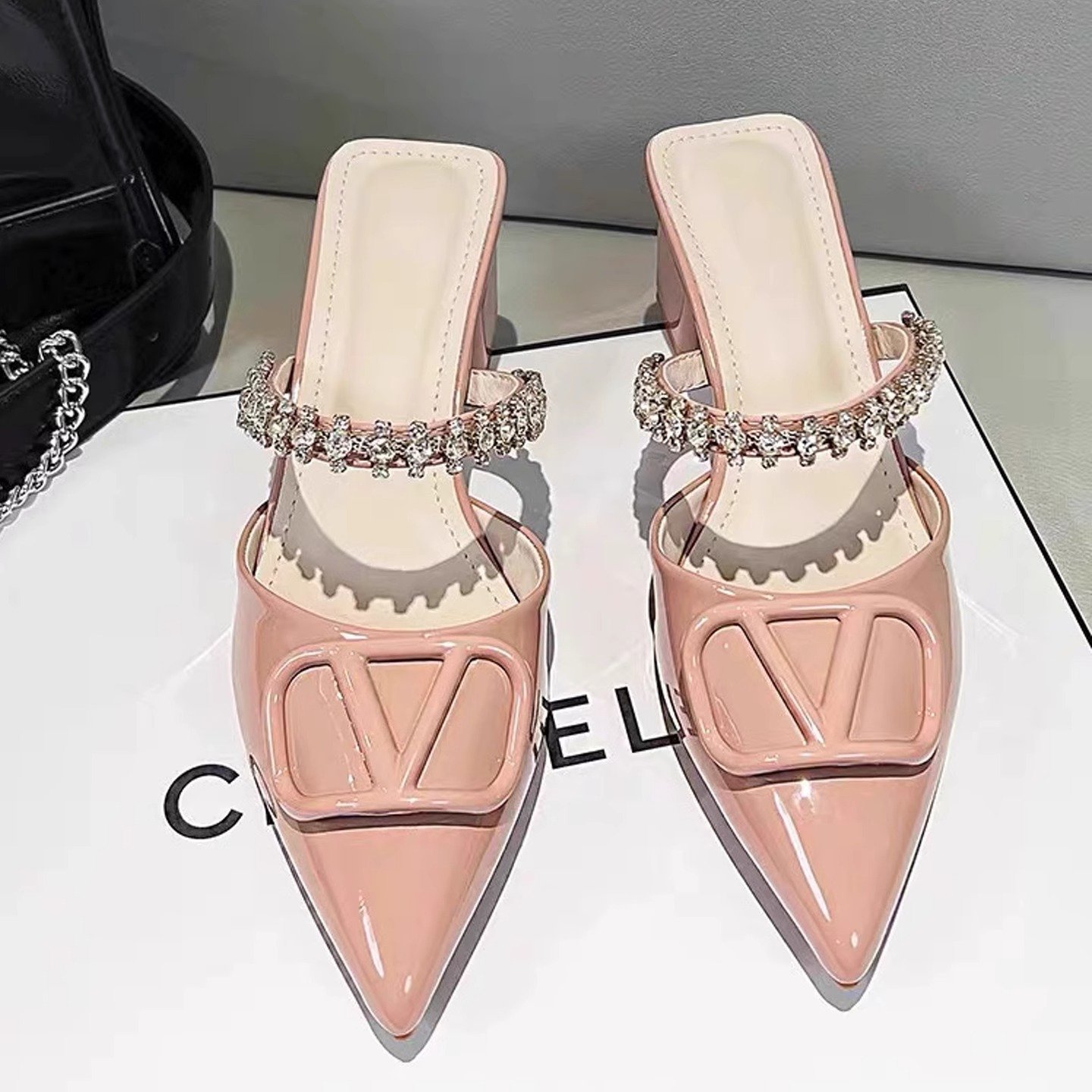 MS098=1990 37 SIZE Korean autumn and winter new pointed - Image 1