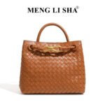 High-End New Style Women's Bag, Casual Hand-Woven Bag, Fashionable Shoulder Crossbody Tote Bag, Trendy Versatile Handbag - Image 2