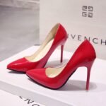 38 SIZE high heels pointed toe shoes