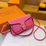 Cross-Border Fashion Classic Lychee Pattern Underarm Dionysus Bag, Stylish Versatile Crossbody Bag, Trendy Color-Blocking Design Shoulder Bag - Image 11
