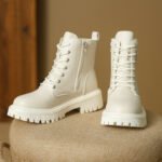 37 SIZE Women’s Martin boots, British style, thick-soled, thin single boots - Image 2