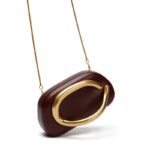 Z,A,R,A Round Box Clutch Evening Bag Mini Small Bag Retro Metal Handle Chain Shoulder Bag Portable - Image 5