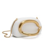 Z,A,R,A Round Box Clutch Evening Bag Mini Small Bag Retro Metal Handle Chain Shoulder Bag Portable