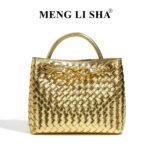 High-End New Style Women's Bag, Casual Hand-Woven Bag, Fashionable Shoulder Crossbody Tote Bag, Trendy Versatile Handbag - Image 11