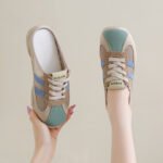 39 SIZE Korean style closed-toe half-slipper shoes for women, - Image 7