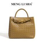 High-End New Style Women's Bag, Casual Hand-Woven Bag, Fashionable Shoulder Crossbody Tote Bag, Trendy Versatile Handbag - Image 9
