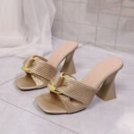 41 SIZE fashionable temperament elegant purple flip flops Heels - Image 2