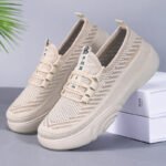 40 SIZE Women’s autumn mesh breathable casual shoes new lightweight women’s shoes soft soles