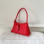 Fashion Woven Underarm Bag for Women, New Versatile Shoulder Handbag, Large Capacity Commuter Bag, Retro Style Bucket Bag - Image 5