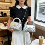 Chanel-Style Light Luxury Handbag, High-End Fashion Chain Bag, Quilted Versatile Trendy Shoulder Crossbody Bag - Image 2