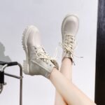 37 SIZE Women’s Martin boots, British style, thick-soled, thin single boots - Image 7