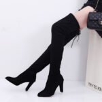 39 SIZE European and American over-the-knee boots high heels women’s boots large size foreign trade boots