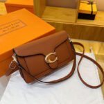 Cross-Border Fashion Classic Lychee Pattern Underarm Dionysus Bag, Stylish Versatile Crossbody Bag, Trendy Color-Blocking Design Shoulder Bag - Image 9