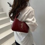 2026 New High-End Women's Handbag, Patent Leather Bag, Mirror Surface Baguette Bag, Women's Underarm Bag, Casual Women's Bag - Image 11