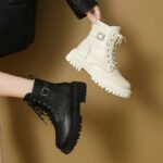 37 SIZE Women’s Martin boots, British style, thick-soled, thin single boots - Image 6
