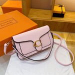 Cross-Border Fashion Classic Lychee Pattern Underarm Dionysus Bag, Stylish Versatile Crossbody Bag, Trendy Color-Blocking Design Shoulder Bag - Image 4