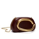 Z,A,R,A Round Box Clutch Evening Bag Mini Small Bag Retro Metal Handle Chain Shoulder Bag Portable - Image 3