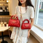 Chanel-Style Light Luxury Handbag, High-End Fashion Chain Bag, Quilted Versatile Trendy Shoulder Crossbody Bag - Image 5