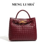 High-End New Style Women's Bag, Casual Hand-Woven Bag, Fashionable Shoulder Crossbody Tote Bag, Trendy Versatile Handbag - Image 5