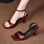38-39-41 SIZE French pencil high heel