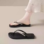 2025 new pearl flip-flops for women summer - Image 3