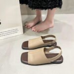 Women's cross-border sandals, new summer style, soft flat sole, retro fashion, versatile Korean style, genuine soft leather sandals, export. - Image 6
