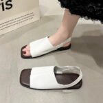 Women's cross-border sandals, new summer style, soft flat sole, retro fashion, versatile Korean style, genuine soft leather sandals, export. - Image 5